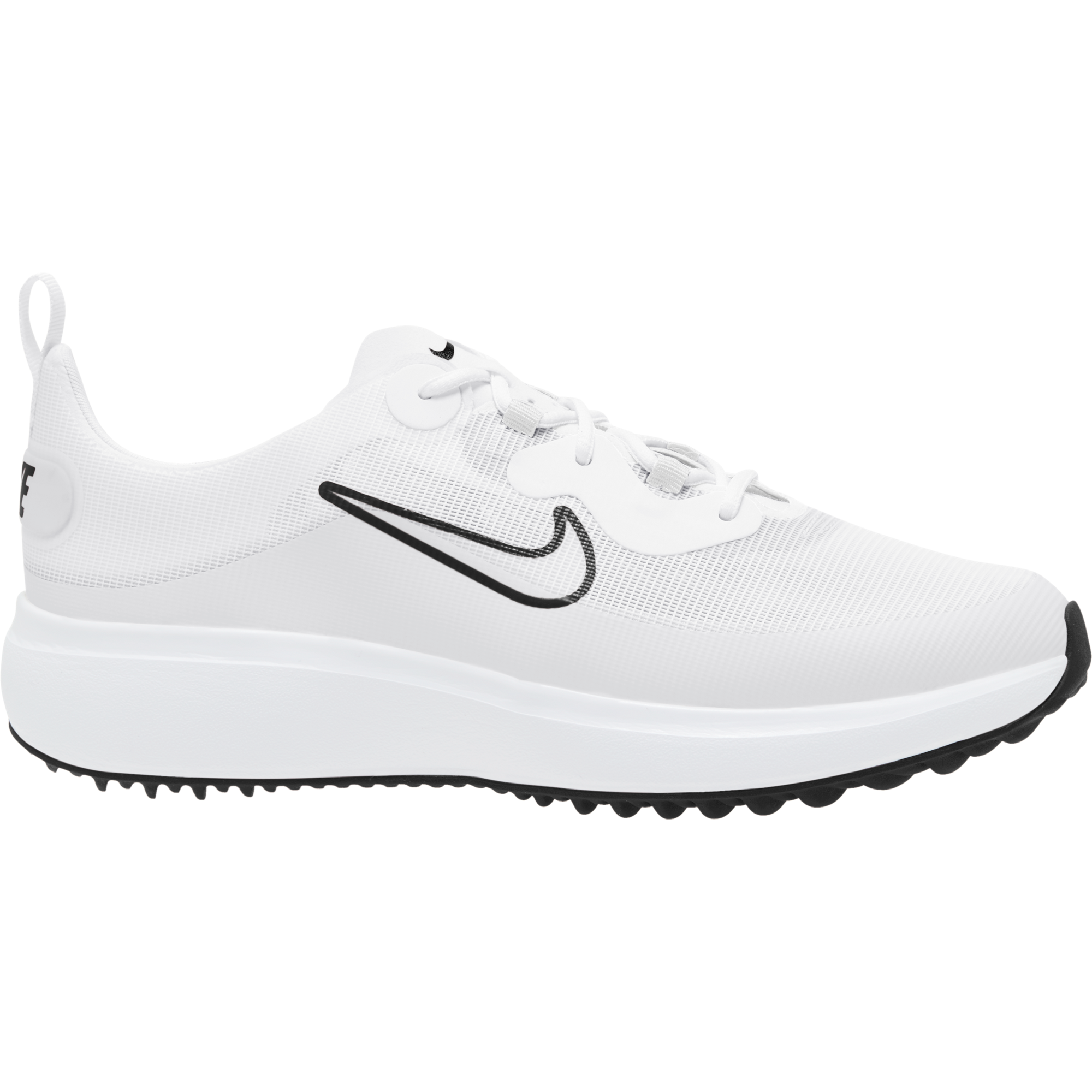 Women s Ace Summerlite Spikeless Golf Shoe White Black NIKE